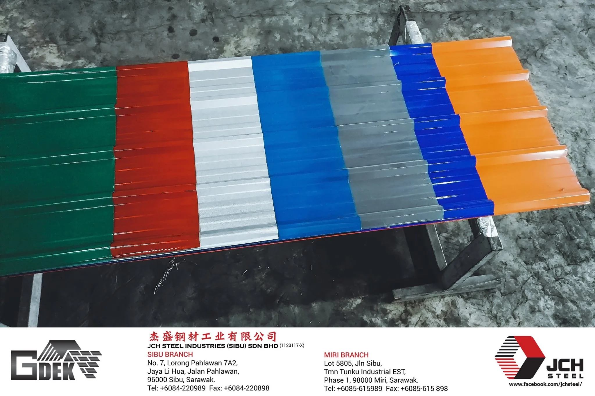 GDEK Metal Roofing Products JCH Steel